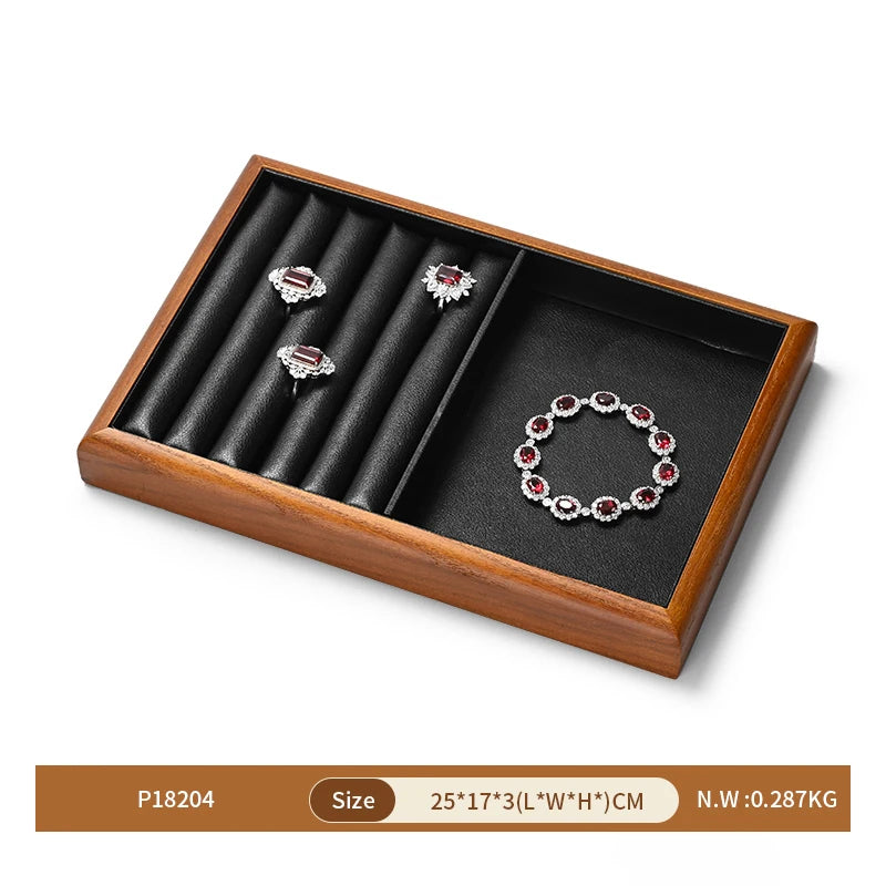 Boîte Bijoux Bois Multi-Compartiments Modulaire