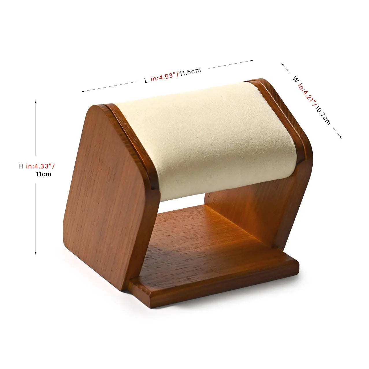 Présentoir Montre Bois Massif Amovible Élégant