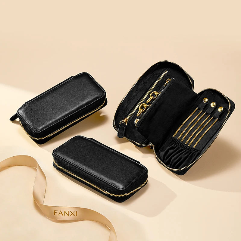 Mallette Bijoux Cuir Voyage Multifonction Premium
