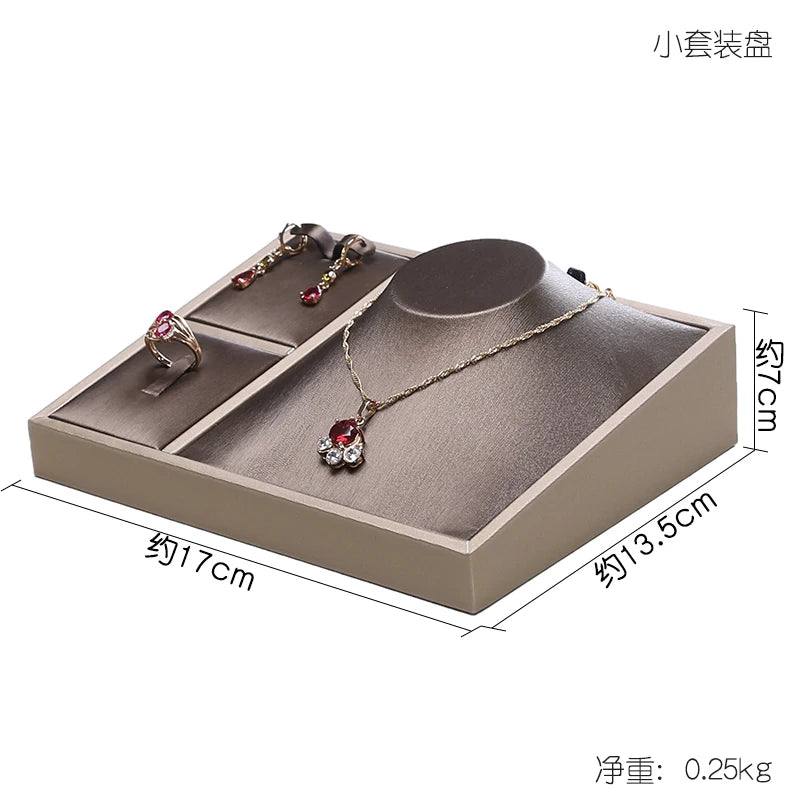 Mallette Bijoux Cuir Marron Rangement Voyage