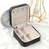 Boîte Bijoux Voyage Cuir Compacte Organisateur