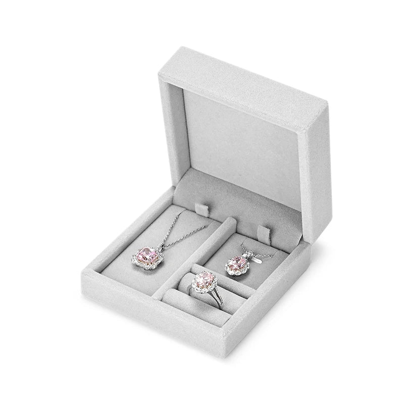 Boîte Bijoux Velours Coffret Mariage