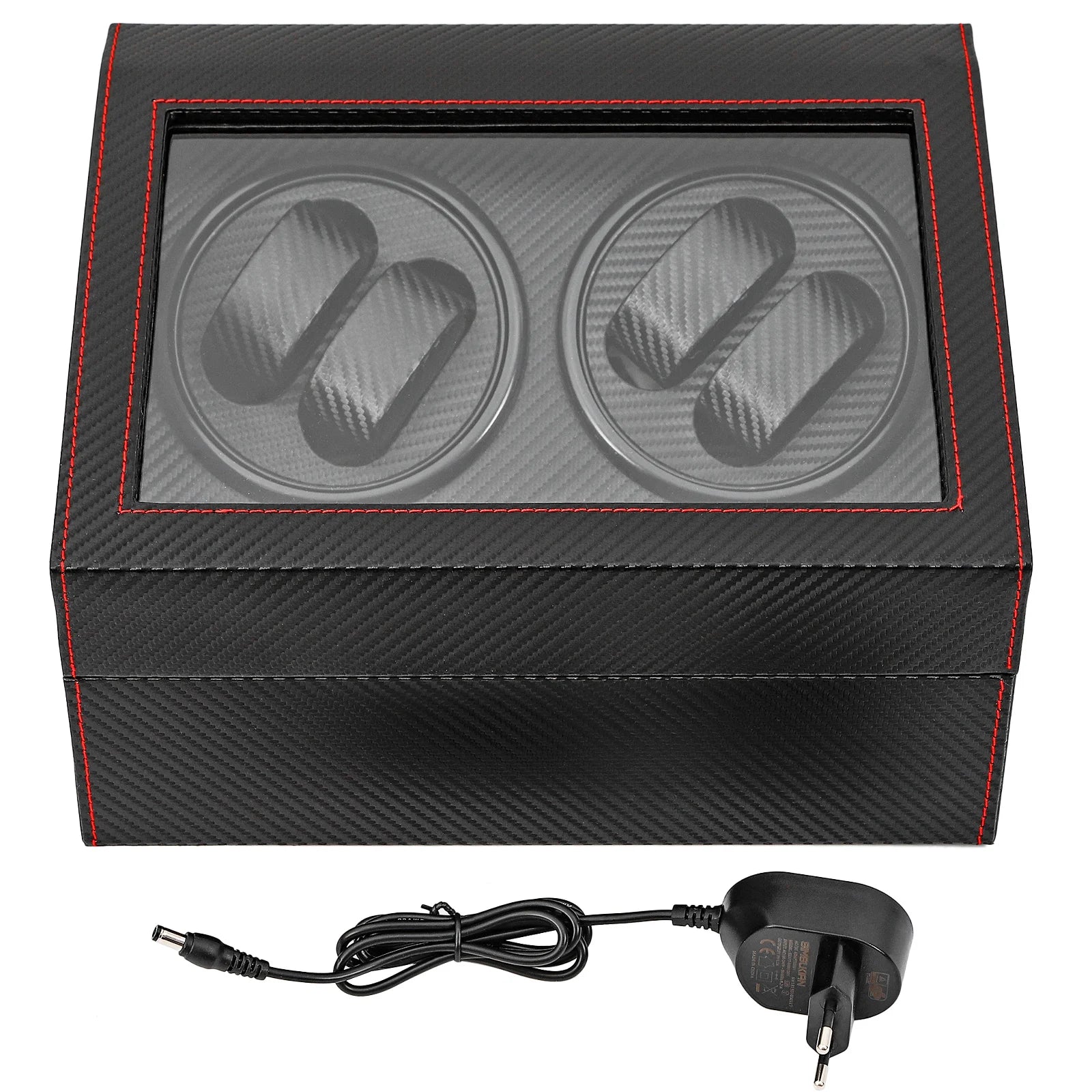 Coffre Fort Montre Cuir Rotatif Remontoir