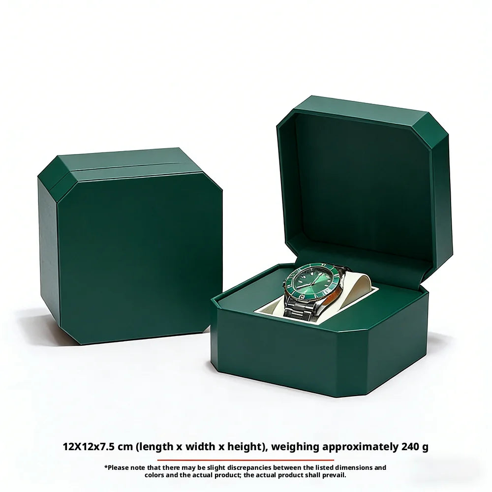Étui Montre Cuir Voyage Élégant Présentation