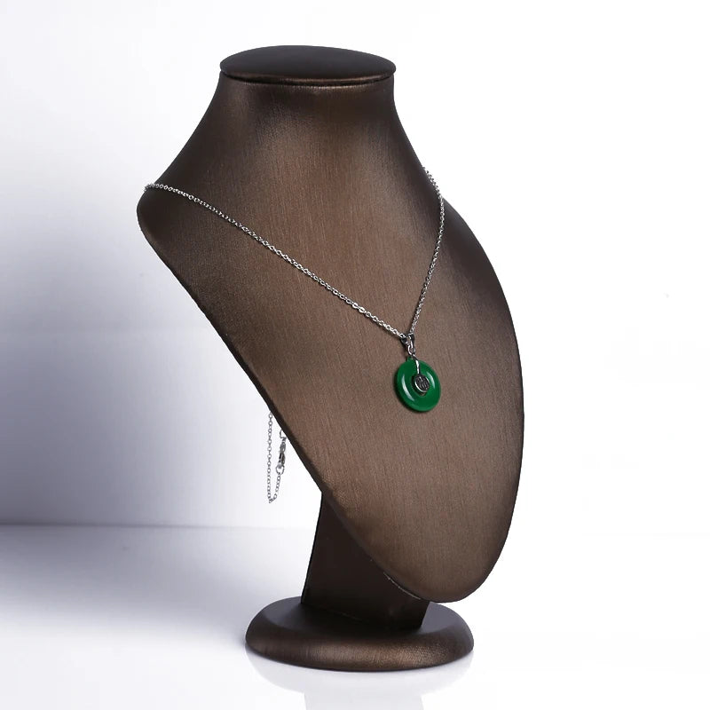 Présentoir Cuir PU Collier Bague Bracelet Pendentif Vitrine