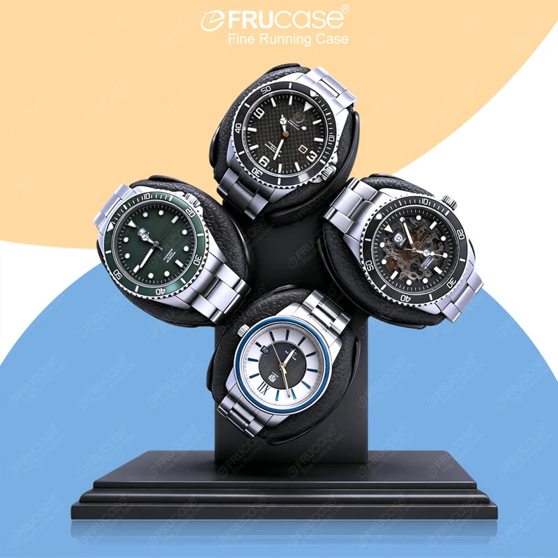 Remontoir Montre Bois 4 Cases USB