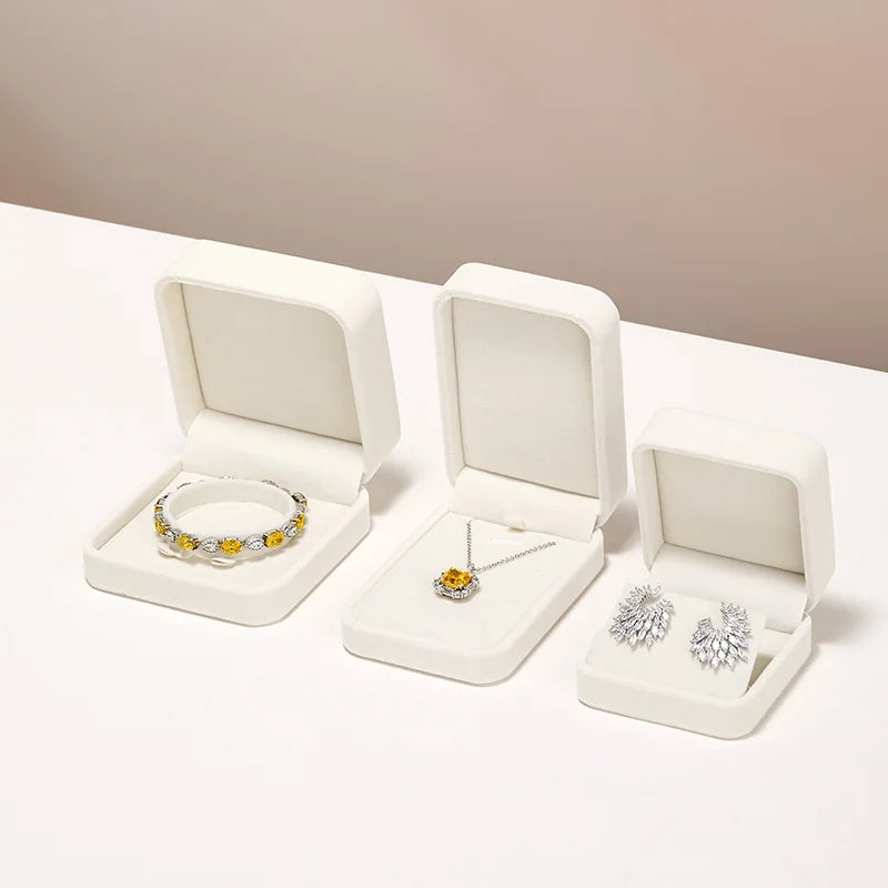 Boite Bagues Velours Classique Mariage Cadeau