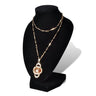 Buste Collier Velours Élégant Vitrine Bijoux