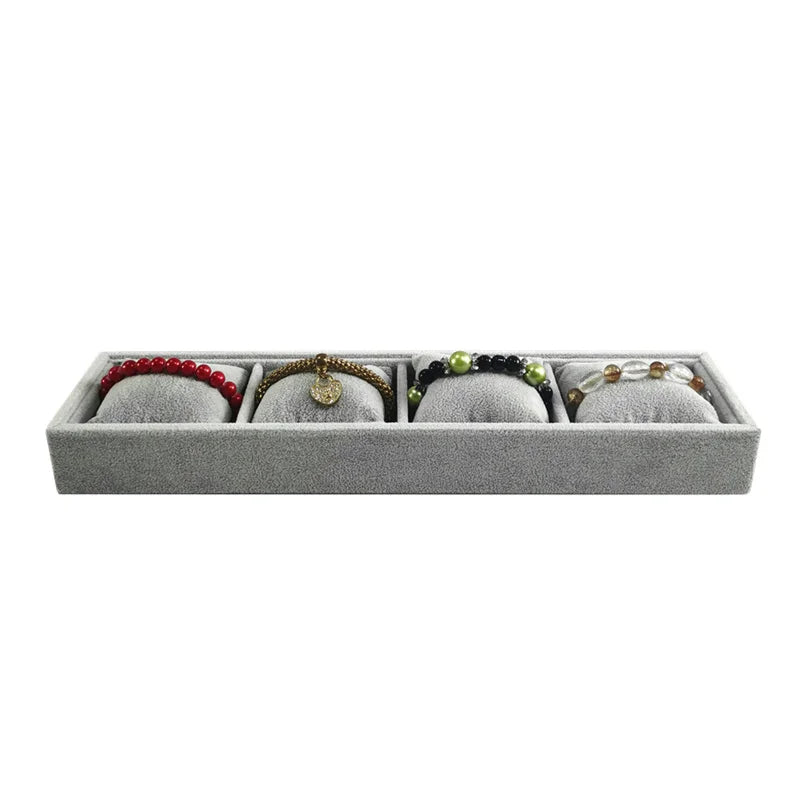 Plateau Velours 4 Grilles Coussin Montre Bracelet