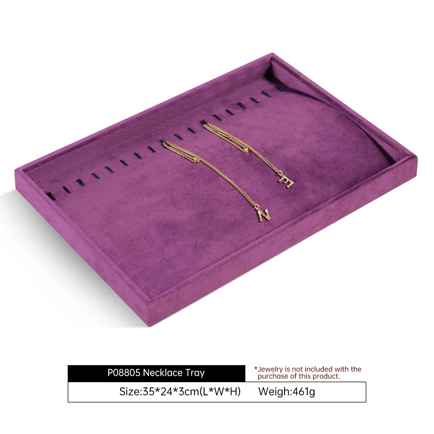 Plateau Bijoux Velours Multifonction Couleurs Vives