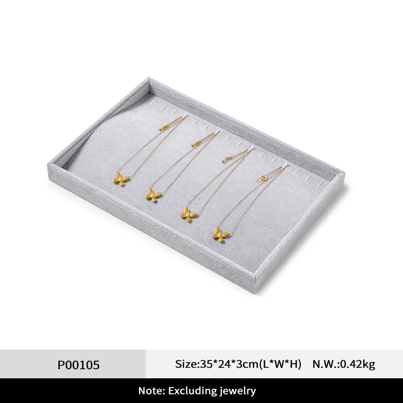 Plateau Bijoux Velours Empilable Doux Tendance