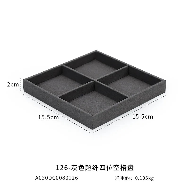 Plateau Bijoux Daim Pivotant Rotatif Multi Modèles
