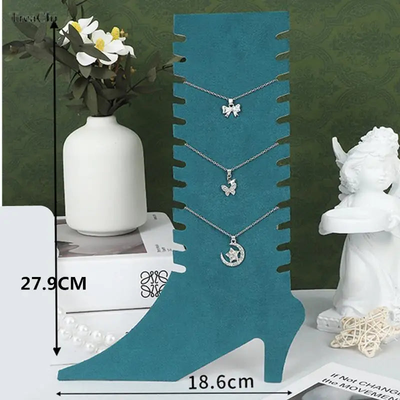 Présentoir bracelet cheville velours