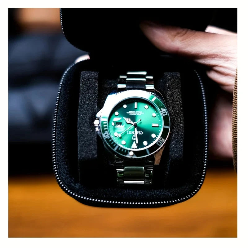 Boîte Montre Velours Rigide Protection
