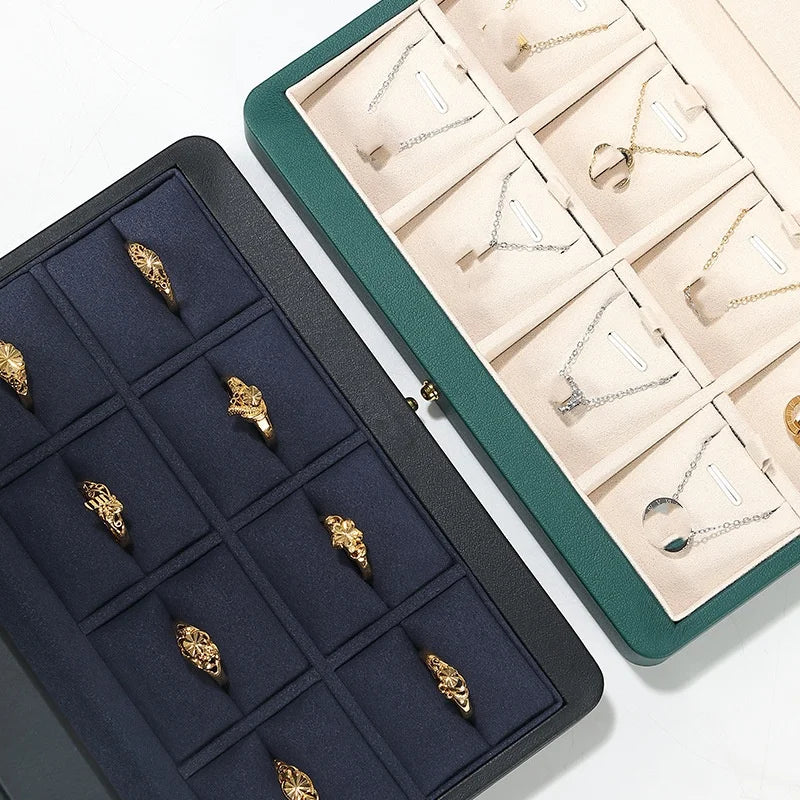 Boîte Bijoux Cuir Multicolore Artisanale Haut Gamme