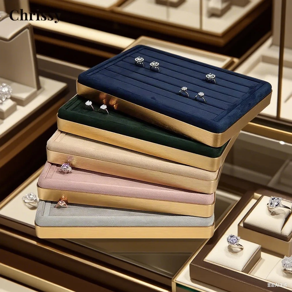 Plateau Bijoux Métal Multicolore Organisateur Premium