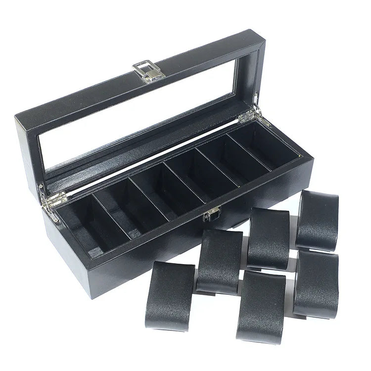 Boite Montre Cuir Coffret Cadeau Coussin
