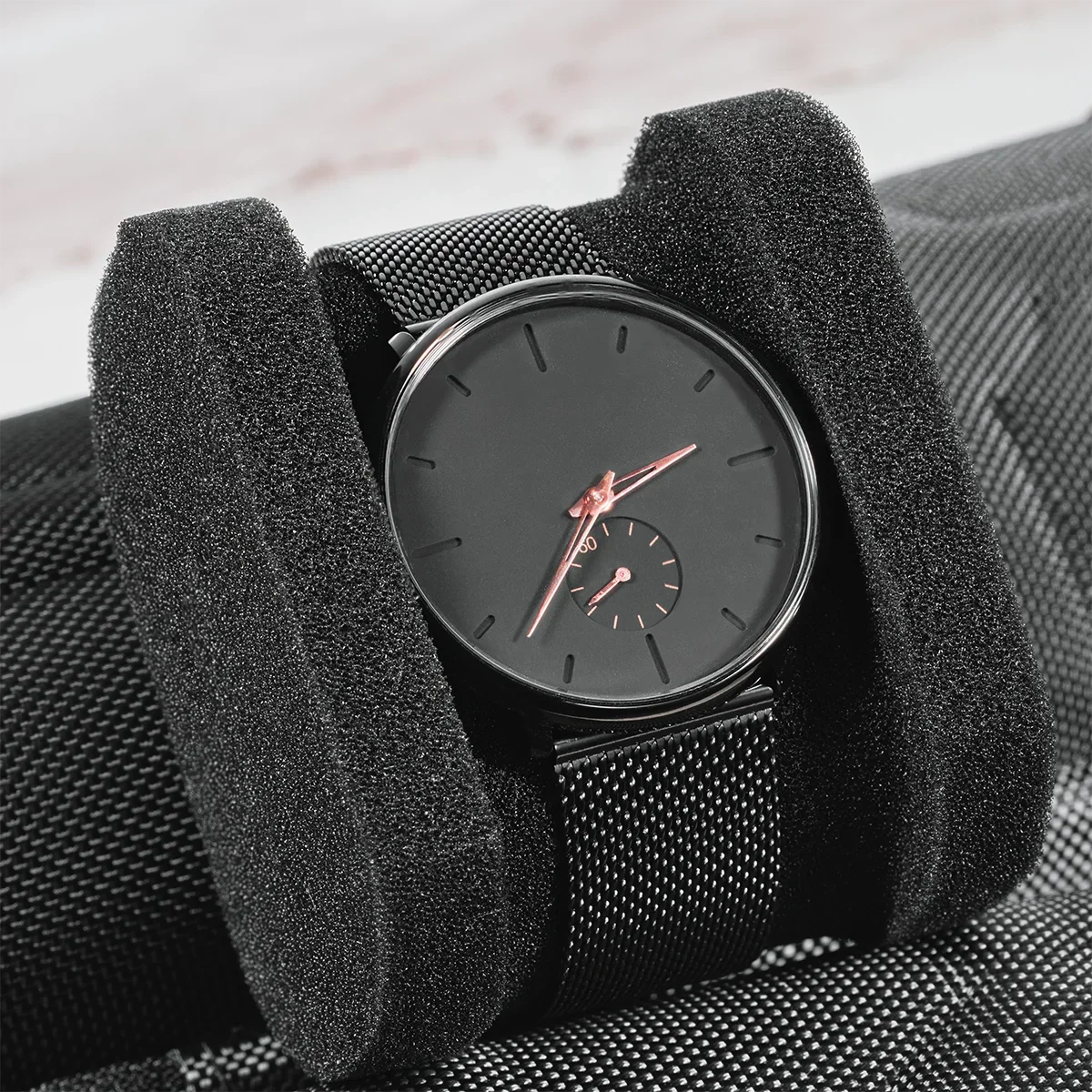 Étui Montre Voyage Rigide Plastique 15 Emplacements