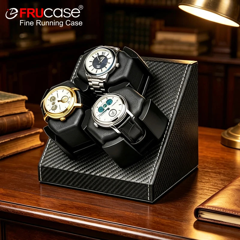 Remontoir Montre Automatique 3 Montres Cuir