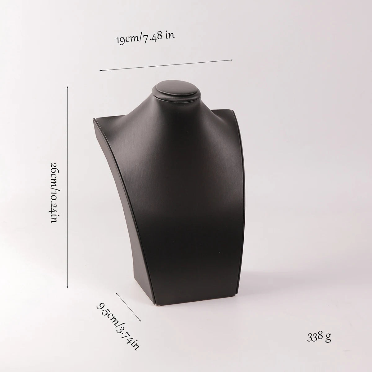 Présentoir Collier Cuir Buste Bijoutier