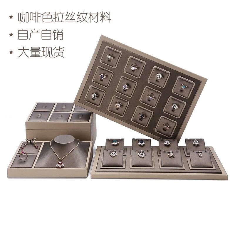 Mallette Bijoux Cuir Marron Rangement Voyage
