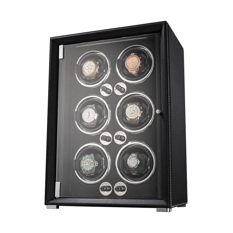 Coffre Fort Montre Cuir Remontoir Multi Emplacements