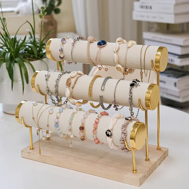 Porte Bracelet Bois Détachable Plateau Modulaire