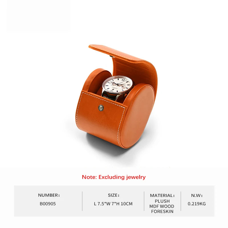 Étui Montre Cuir Voyage Homme
