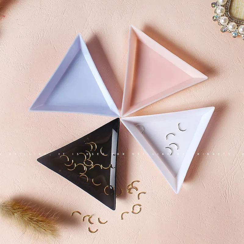 Plateau Bijoux Plastique Triangulaire Lot Tri