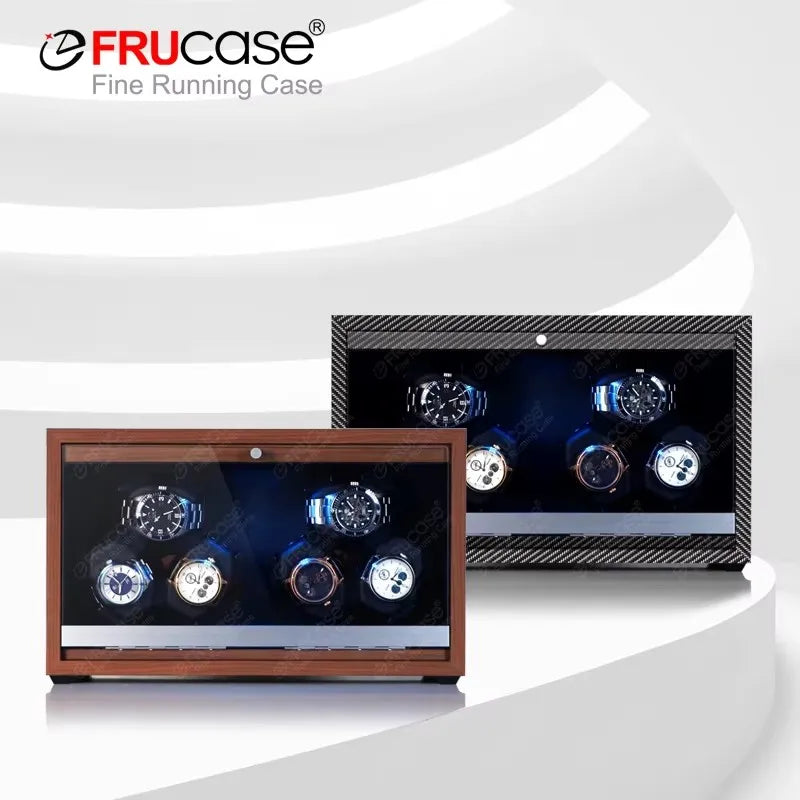 Remontoir Montre Bois 4 6 Capacité LED
