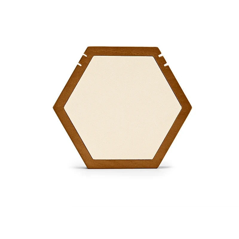 Présentoir Collier Bois Hexagonal Suspendu Vitrine