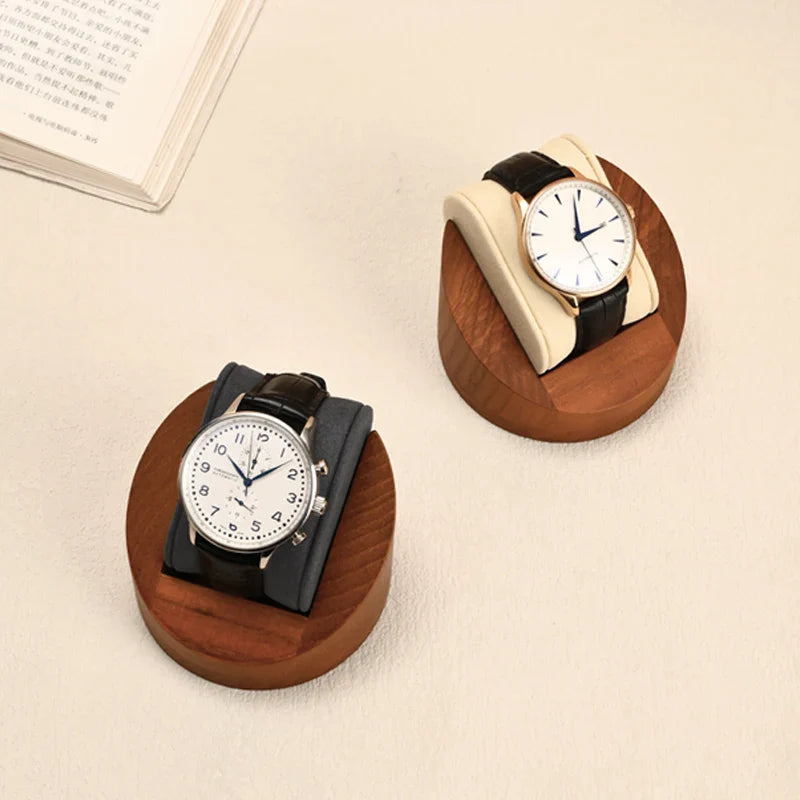 Présentoir Montre Bois Massif Coussin Compact