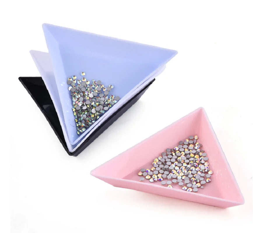 Plateau Bijoux Plastique Triangulaire Lot Tri