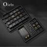 Présentoir Bijoux Cuir Noir