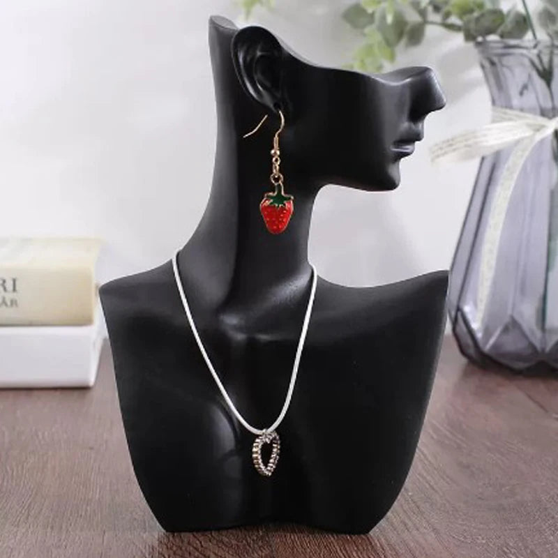 Présentoir Collier Buste Résine Profil Réaliste