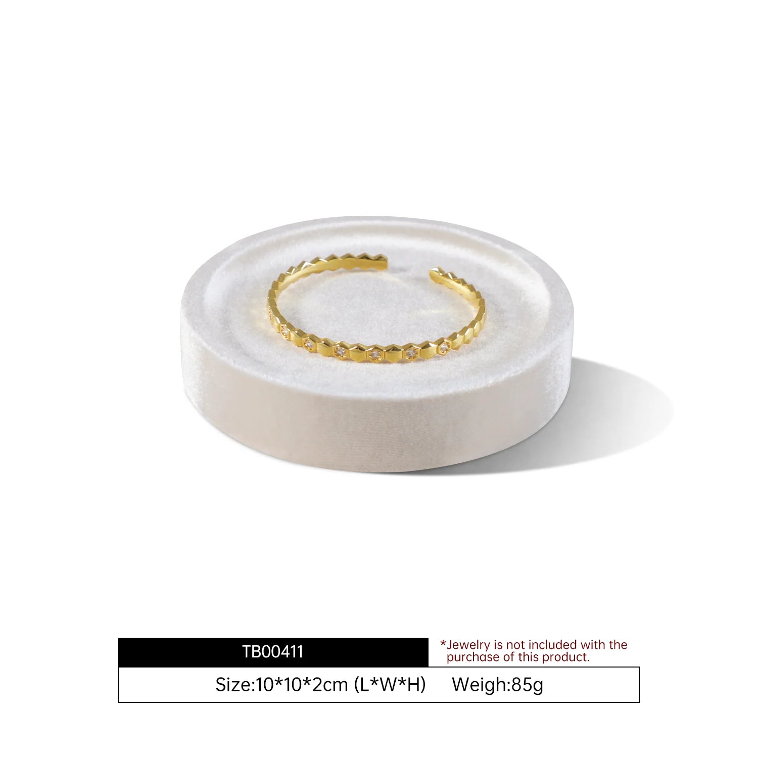 Plateau Bracelet Velours Premium Bagues