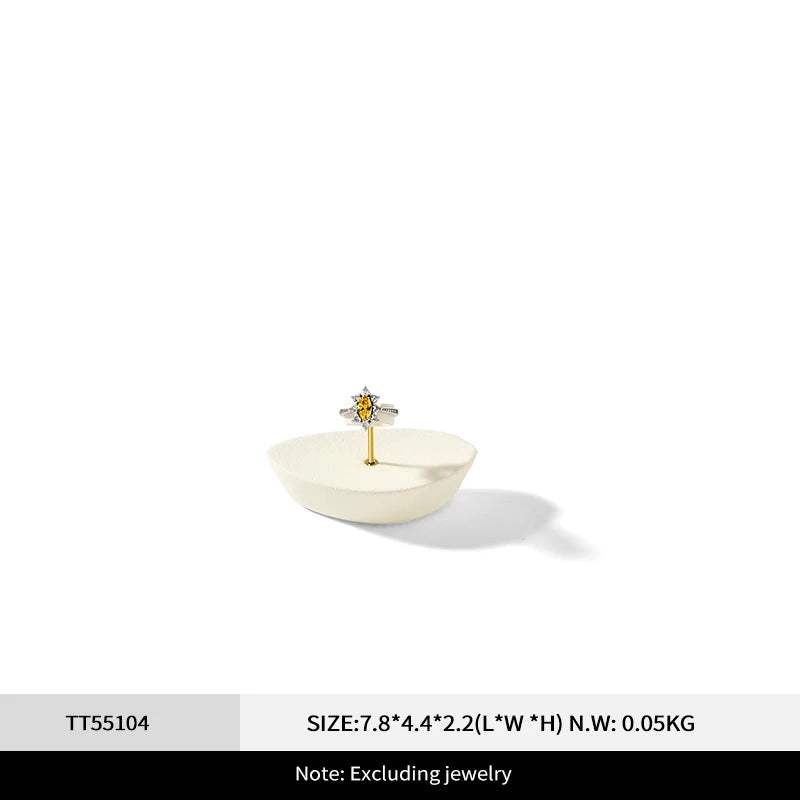 Présentoir Bague Cuir Luxe Comptoir Vitrine