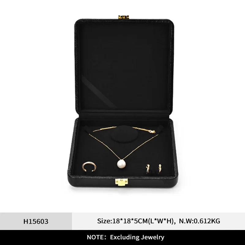 Boîte Bijoux Cuir Premium Coffret Cadeau