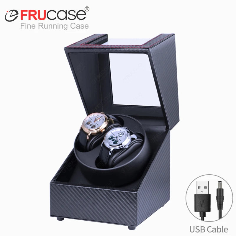 Remontoir Montre Automatique Cuir Mode Silencieux