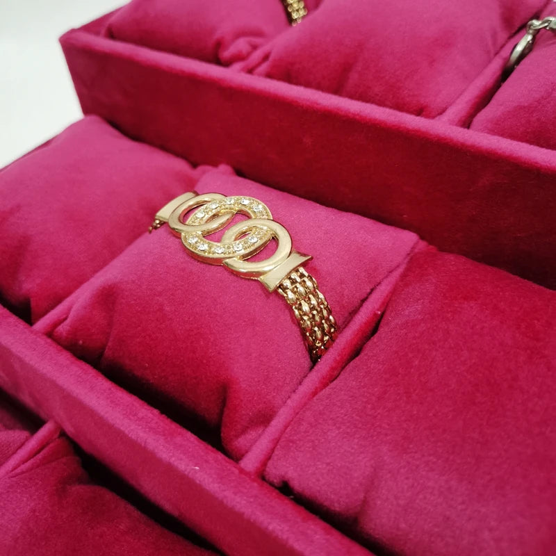 Présentoir Velours 3 Niveaux Bracelet Collier Montre