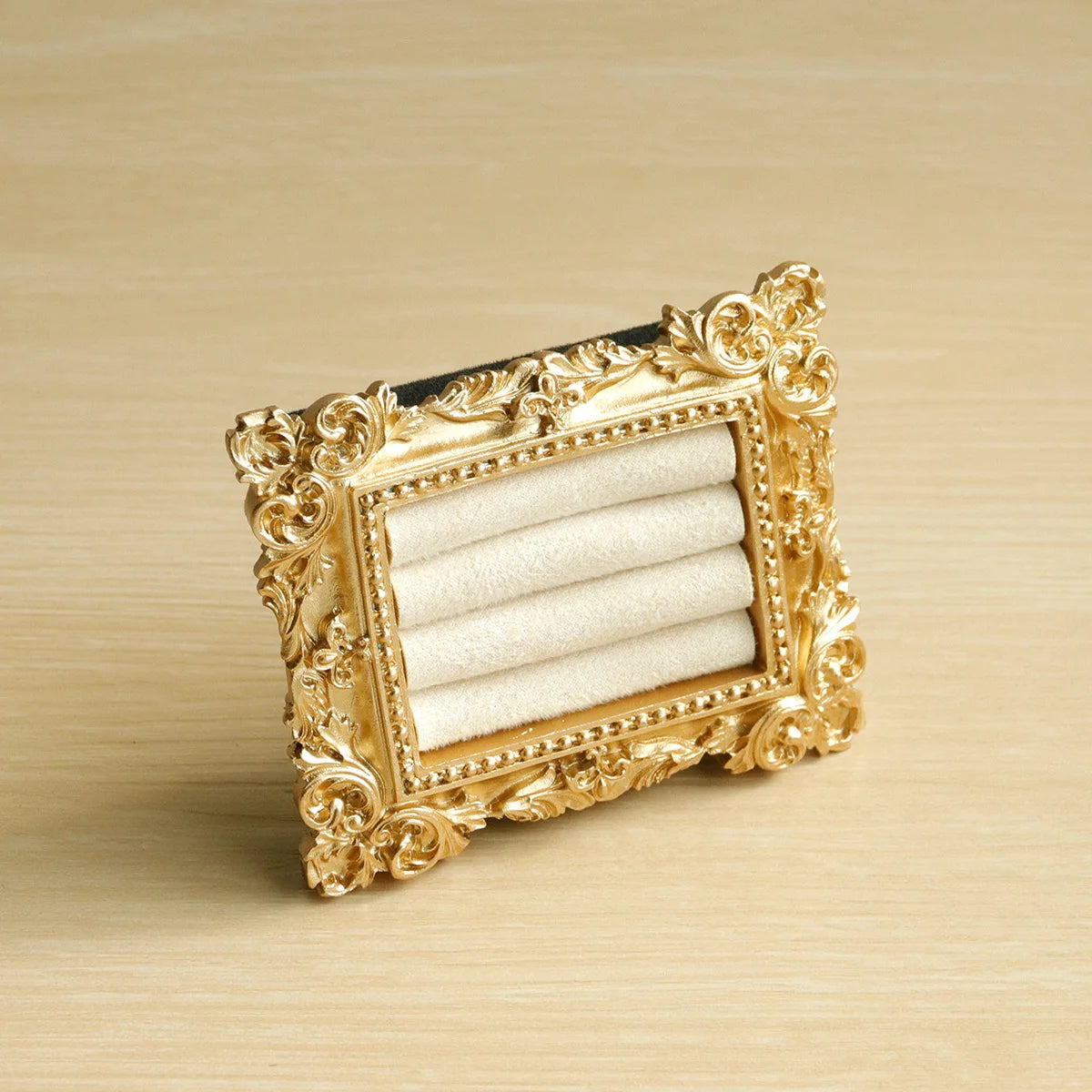 Plateau Bague Daim Vintage Baroque