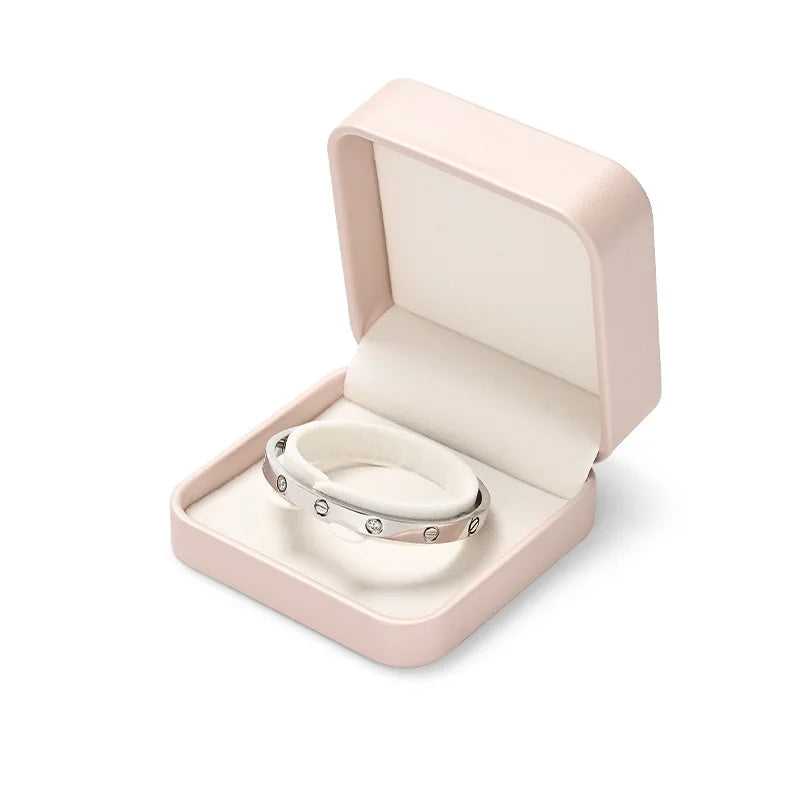 Boite Bijoux Cuir Mariage Bague Collier Multi Couleurs