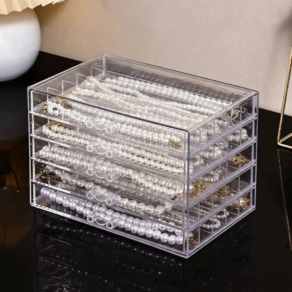 Présentoir Collier Plastique Rangement Étages