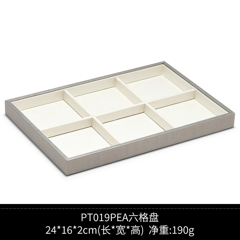 Présentoir Bijoux Cuir Brossé Vitrine Comptoir
