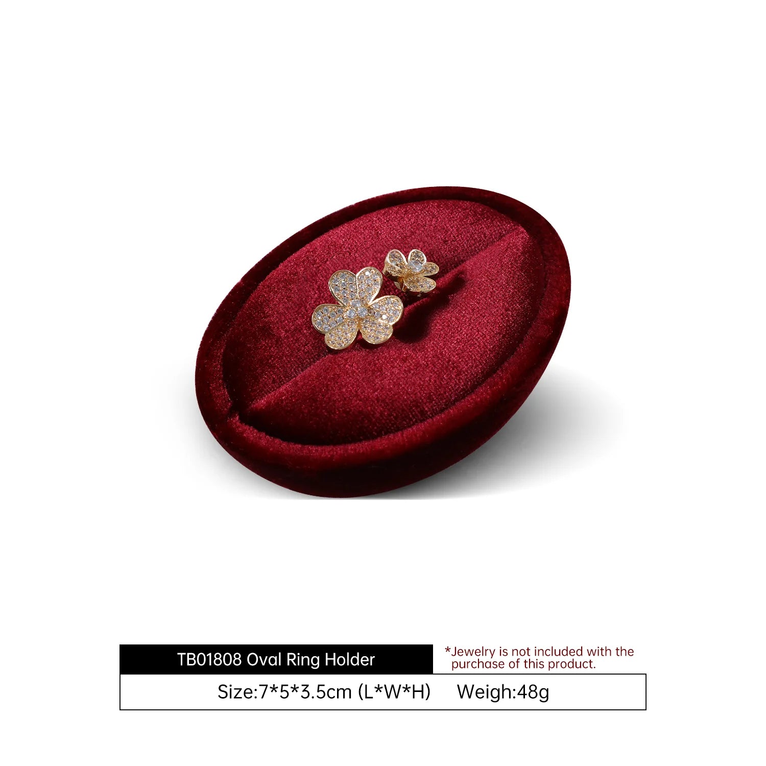 Ensemble Présentoirs Bijoux Velours Vitrine Complète