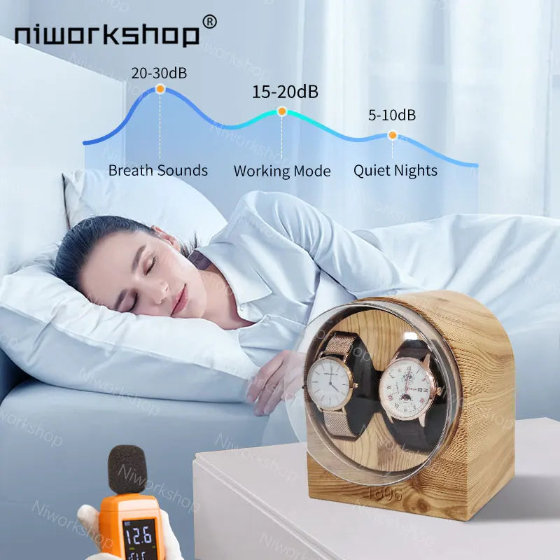 Remontoir Montre Plastique ABS Silencieux Compact