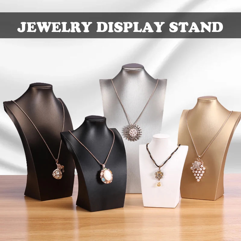 Buste Collier Plastique Présentoir Vitrine