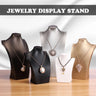 Buste Collier Plastique Présentoir Vitrine
