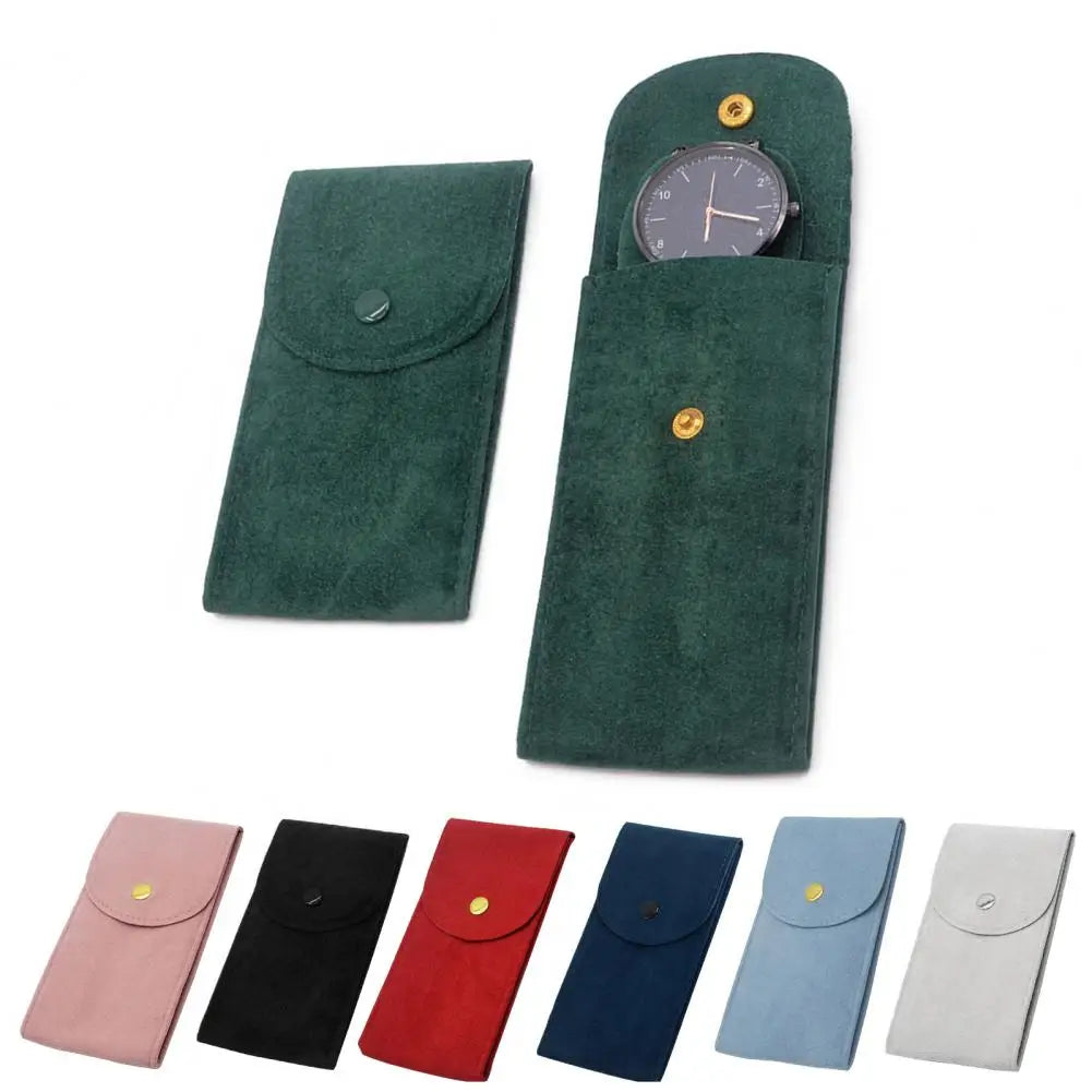Pochette Montre Velours Voyage Protection