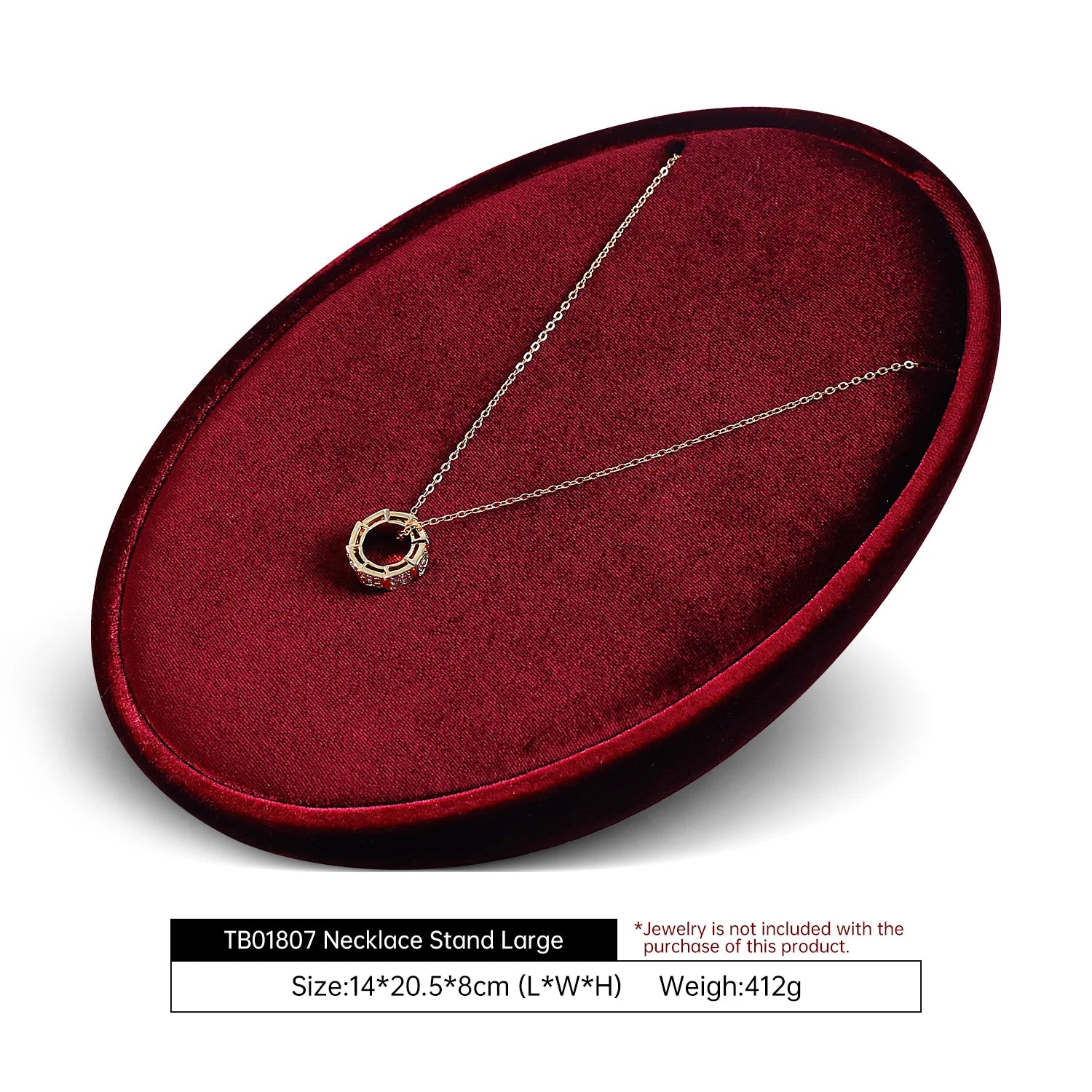 Ensemble Présentoirs Bijoux Velours Vitrine Complète